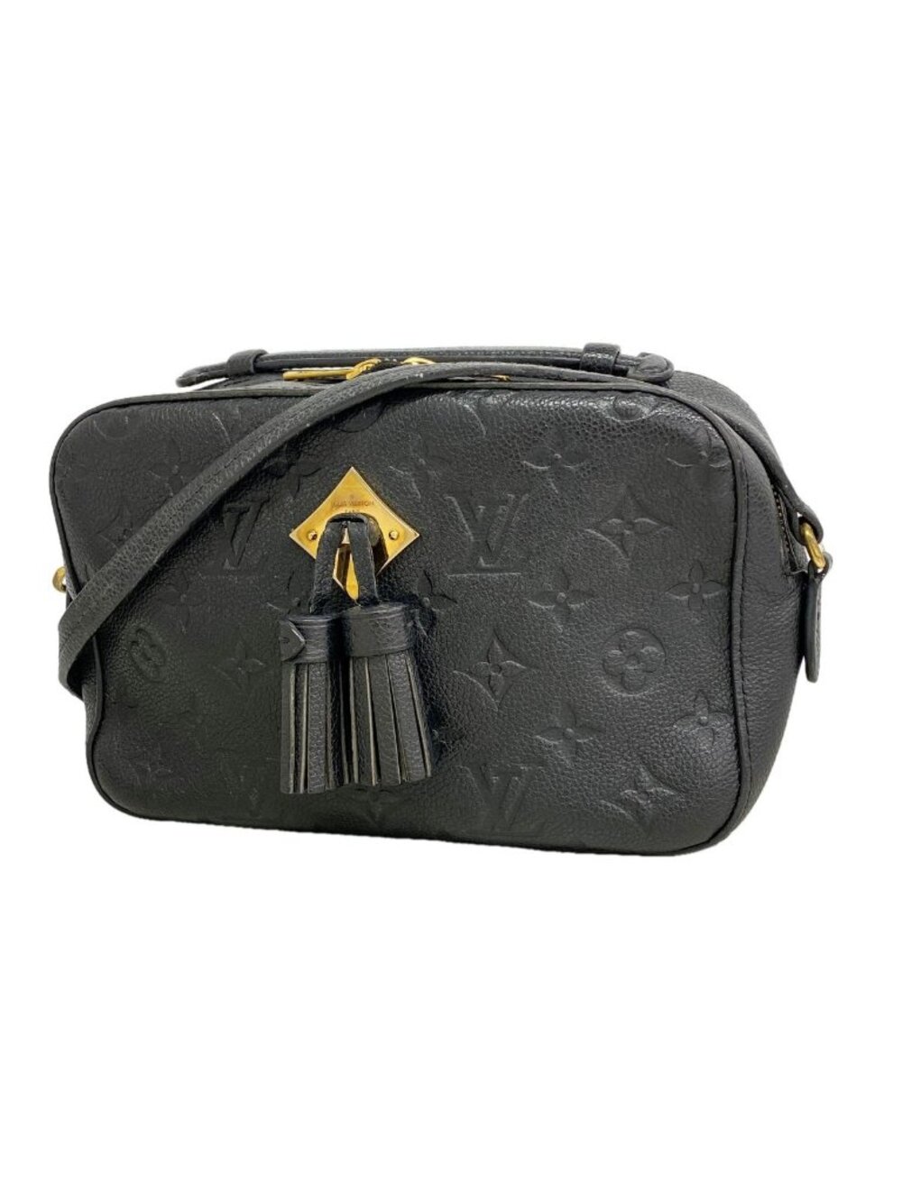 Louis Vuitton Shoulder Bag Monogram Empreinte Saintonge Noir